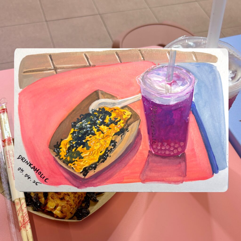 Samyang Ramen Eggroll & Drink